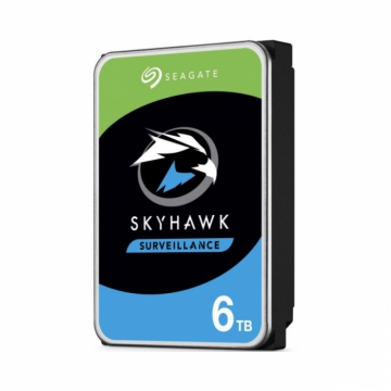 6TB Seagate SkyHawk ST6000VX001 videovalve kõvaketas • SATA 6GB/s 180MB/s 64MB 3,5" 5.5W