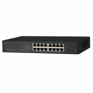 Dahua PFS3016-16GT mittemanageeritav 16 Gigabit pordiga switch 19" rack kinnitus 230V