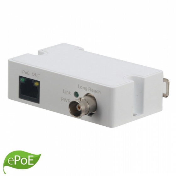 Dahua LR1002-1ET TCP передатчик  PoE / ePoE • 100 Мбит / с на 400 м через коаксиальный кабель