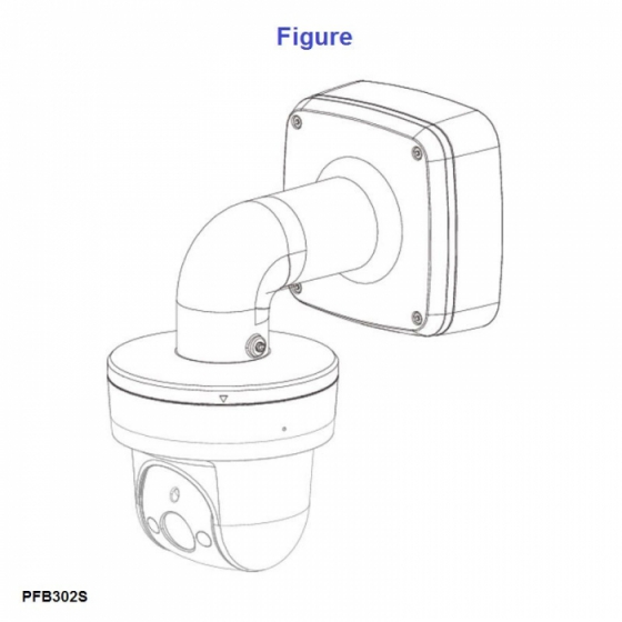 Dahua kaamera seinakinnitus / ühendusbox PFB302S