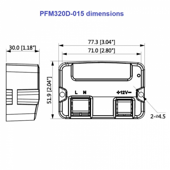 Блок питания Dahua PFM320D-015 • 12V • 1.5A • для установки в крепления для камер