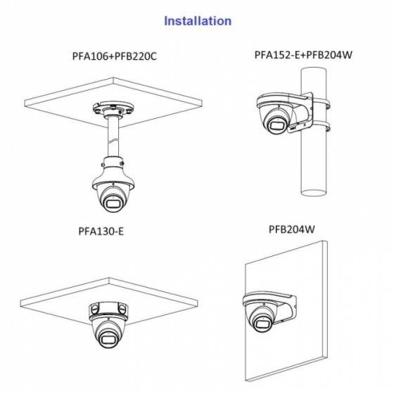 Dahua IPC-HDW5541TM-ASE 5MP IP kerakaamera • ePoE WizMind IR50m mSD mikrofon 2.8mm(102°)